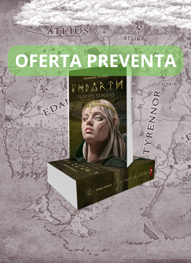 Endarth Puertas Stygias - Tapa blanda + dedicado + 2 marcap. + 1 ilustr (envío a partir 05/10)